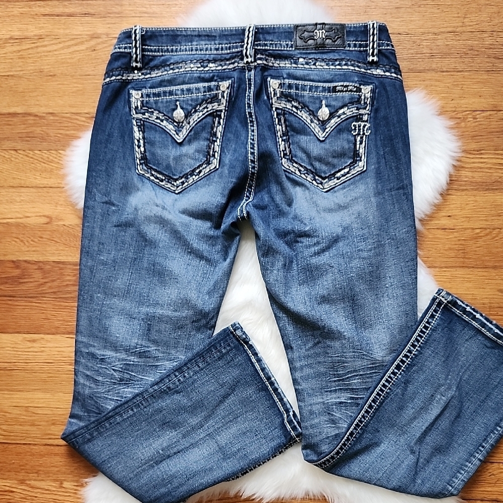 Miss Me Mid Rise Slim Boot  Jeans , 32